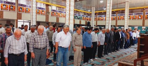 تصاویر/ اقامه نماز جمعه شهر کشاورز