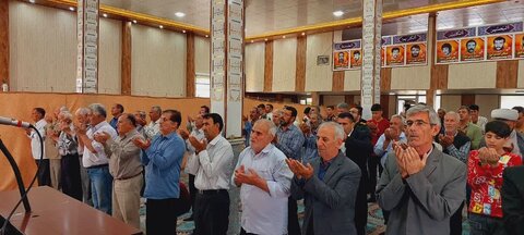 تصاویر/ اقامه نماز جمعه شهر کشاورز