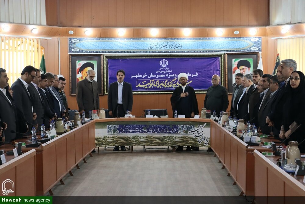 جلسه شورای اداری شهرستان خرمشهر باحضور نماینده ولی فقیه در خوزستان و مدیران استانی +تصاویر