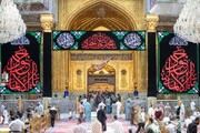بالصور/ لافتات الحزن والأسى تكسو العتبة العباسية قبيل ذكرى شهادة جواد الأئمة (عليه السلام)