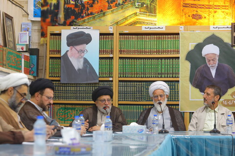 تصاویر / پیش اجلاس نکوداشت فقیه فرزانه آیت الله حاج شیخ مصطفی هرندی در قم