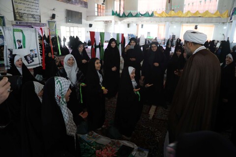 تصاویر / حضور امام جمعه همدان در جمع بسیجیان‌ حاضر در میقات صالحین