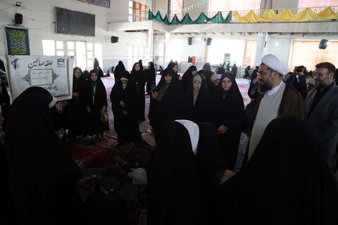 تصاویر / حضور امام جمعه همدان در جمع بسیجیان‌ حاضر در میقات صالحین
