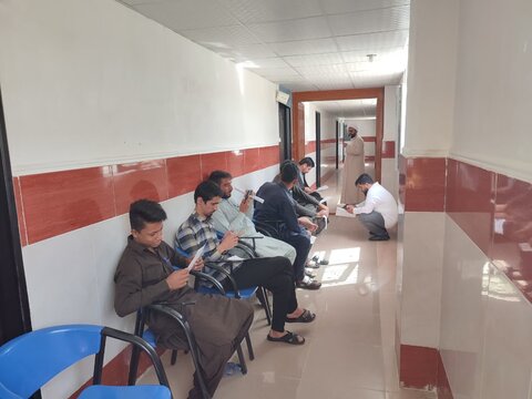 تصاویر/ برنامه پایش قرآنی طلاب مدرسه علمیه الغدیر نراق