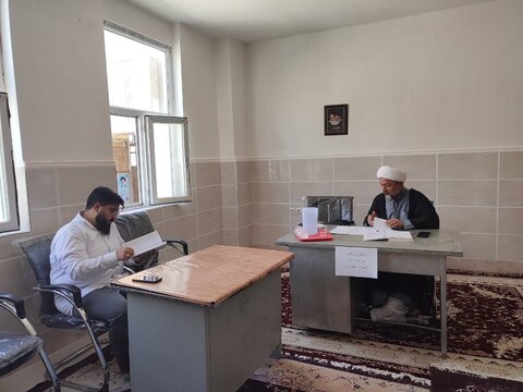 تصاویر/ برنامه پایش قرآنی طلاب مدرسه علمیه الغدیر نراق