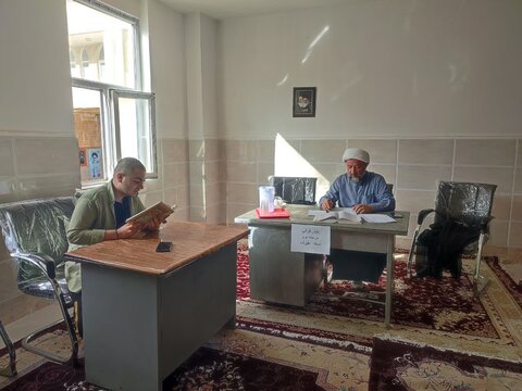 تصاویر/ برنامه پایش قرآنی طلاب مدرسه علمیه الغدیر نراق