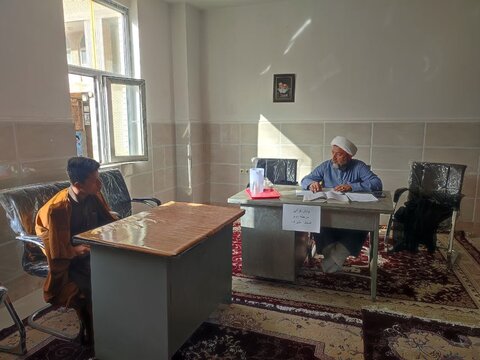 تصاویر/ برنامه پایش قرآنی طلاب مدرسه علمیه الغدیر نراق