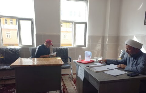 تصاویر/ برنامه پایش قرآنی طلاب مدرسه علمیه الغدیر نراق