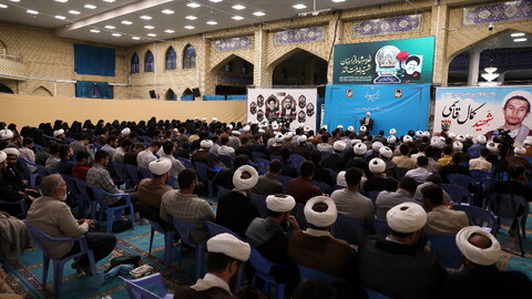 تصاویر/ نشست مدیر حوزه های علمیه با مبلغین و طلاب استان آذربایجان غربی