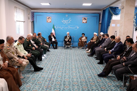 تصاویر / نشست مدیر حوزه های علمیه با مسئولین ارشد استان آذربایجان غربی