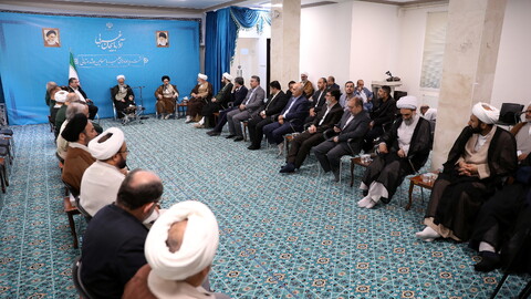 تصاویر / نشست مدیر حوزه های علمیه با مسئولین ارشد استان آذربایجان غربی