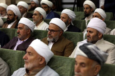 تصاویر/ نشست مدیر حوزه های علمیه با علمای ادیان و مذاهب استان آذربایجان غربی