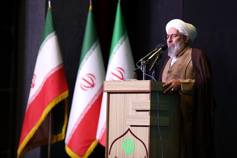 تصاویر / آیین نکوداشت ۸۰ سال مجاهدت علمی، فرهنگی و اجتماعی آیت الله سیدعلی اکبر قریشی
