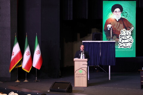 تصاویر / آیین نکوداشت ۸۰ سال مجاهدت علمی، فرهنگی و اجتماعی آیت الله سیدعلی اکبر قریشی