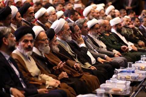 تصاویر / آیین نکوداشت ۸۰ سال مجاهدت علمی، فرهنگی و اجتماعی آیت الله سیدعلی اکبر قریشی