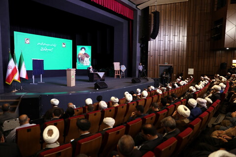 تصاویر / آیین نکوداشت ۸۰ سال مجاهدت علمی، فرهنگی و اجتماعی آیت الله سیدعلی اکبر قریشی