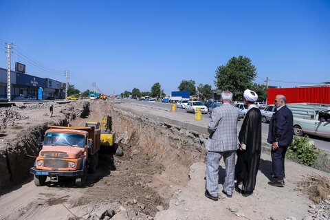 تصاویر / بازدید امام جمعه قزوین از پروژه های شهرداری قزوین