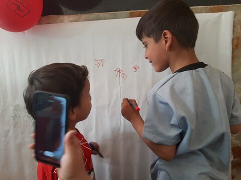 تصاویر/برگزاری غرفه جوانی جمعیت توسط مدرسه علمیه فاطمه الزهرا ساوه