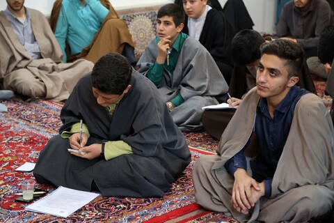 نشست طلاب مدرسه علمیه امام سجاد(ع)