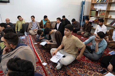 نشست طلاب مدرسه علمیه امام سجاد(ع)