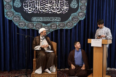 نشست طلاب مدرسه علمیه امام سجاد(ع)