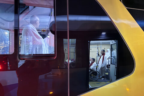 تصاویر/ کاروان ویژه جانبازان عازم بیت‌الله الحرام