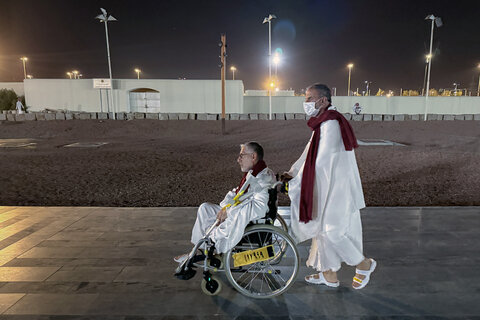 تصاویر/ کاروان ویژه جانبازان عازم بیت‌الله الحرام