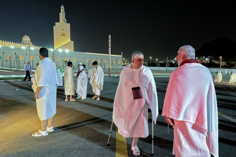 تصاویر/ کاروان ویژه جانبازان عازم بیت‌الله الحرام