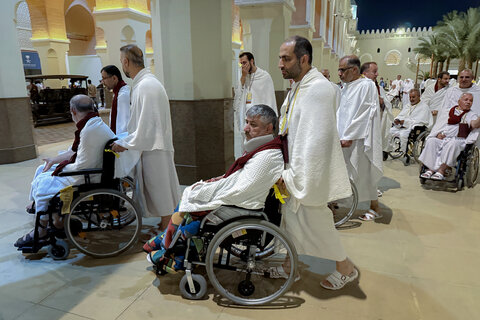 تصاویر/ کاروان ویژه جانبازان عازم بیت‌الله الحرام