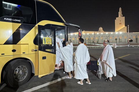 تصاویر/ کاروان ویژه جانبازان عازم بیت‌الله الحرام