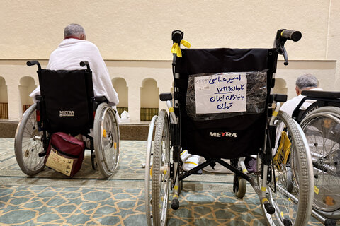 تصاویر/ کاروان ویژه جانبازان عازم بیت‌الله الحرام