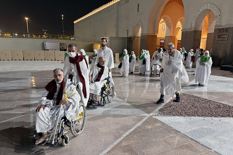 تصاویر/ کاروان ویژه جانبازان عازم بیت‌الله الحرام