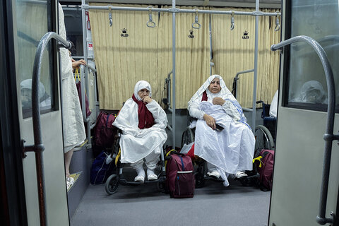 تصاویر/ کاروان ویژه جانبازان عازم بیت‌الله الحرام