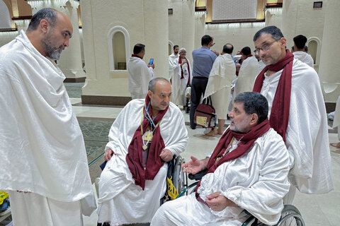 تصاویر/ کاروان ویژه جانبازان عازم بیت‌الله الحرام