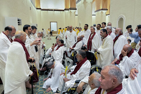 تصاویر/ کاروان ویژه جانبازان عازم بیت‌الله الحرام