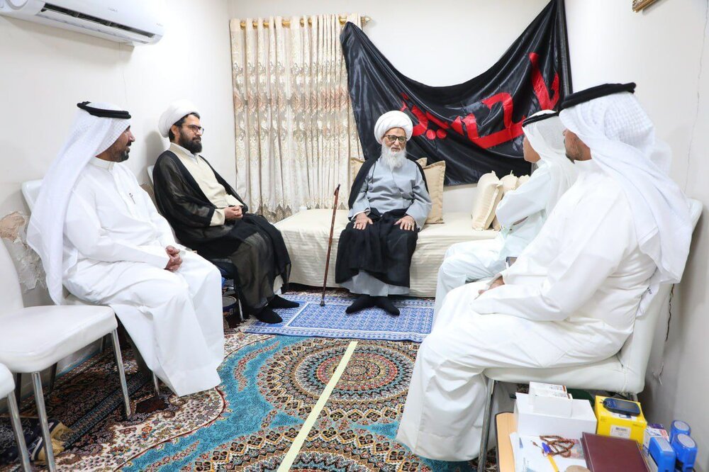 इराक़ में कुवैत के राजदूत की हज़रत आयतुल्लाहिल उज़मा अलहाज हाफ़िज़ बशीर हुसैन नजफ़ी से मुलाक़ात