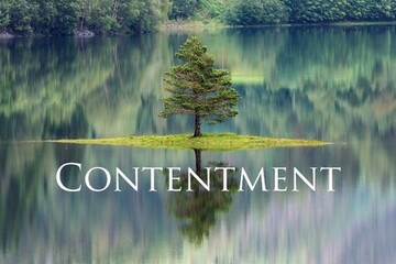 Be content with little from God, so that God will be content with little from you