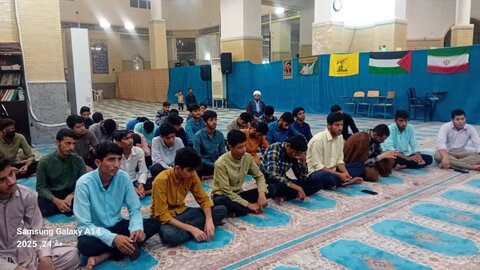 تصاویر/ درس اخلاق طلاب مدرسه علمیه مولود کعبه (ع)