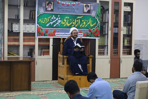 تصاویر/ مراسم سالروز فتح خرمشهر در مدرسه علمیه النبی (ص) بندرعباس