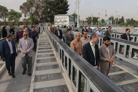 تصاویر / گرامیداشت سوم خرداد در جمع شورای عالی قضائی استان قزوین