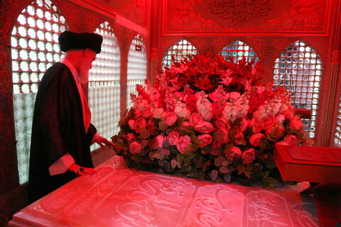 آیین غبارروبی حرم امام زاده موسی مبرقع(ع)