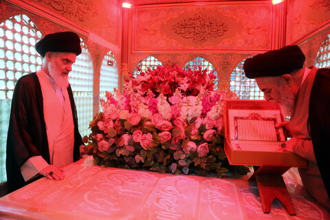 آیین غبارروبی حرم امام زاده موسی مبرقع(ع)