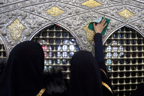 آیین غبارروبی حرم امام زاده موسی مبرقع(ع)