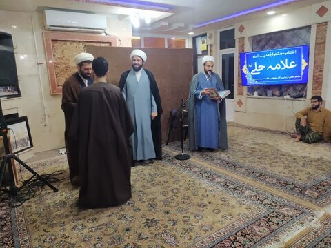 تصاویر/اختتامیه مرحله مدرسه ای جشنواره علامه حلی در مدرسه علمیه امام حسن عسکری (ع) برگزار شد