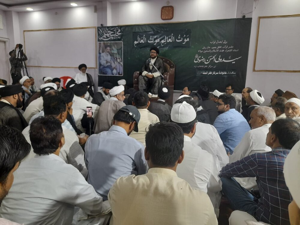 ولایت و مرجعیت وہ الٰہی نظام ہیں جن کی طاقت و قوت کے باعث ایوان جبت و طاغوت لرزہ براندام ہیں: مولانا علی حیدر عابدی