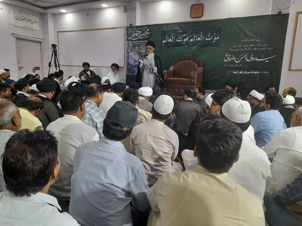 ولایت و مرجعیت وہ الٰہی نظام ہیں جن کی طاقت و قوت کے باعث ایوان جبت و طاغوت لرزہ براندام ہیں: مولانا علی حیدر عابدی