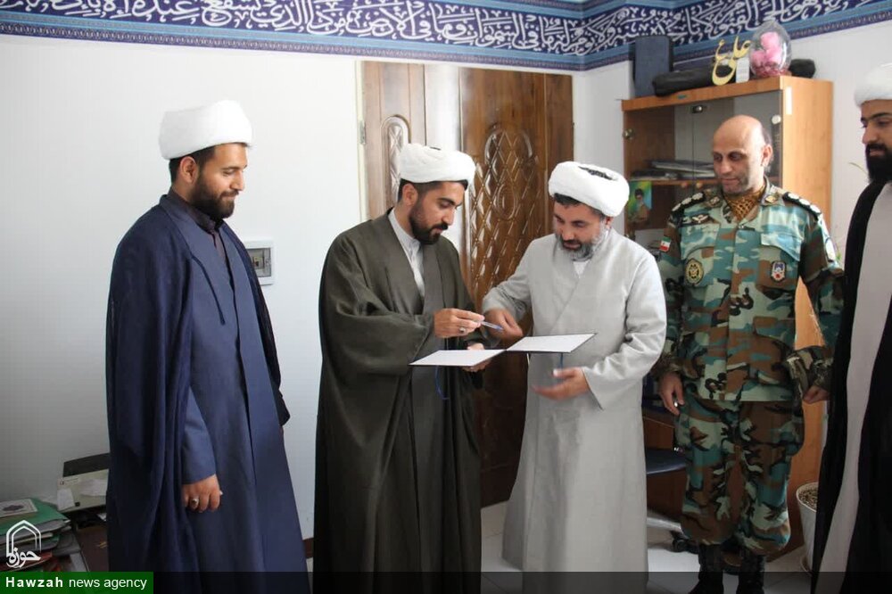 امضای تفاهم‌نامه‌ای میان مرکز تربیت و آموزش ۰۲و اداره اوقاف و امور خیریه شهرستان رباط کریم + تصاویر