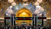 بالصور/ لافتات الحداد تعم أرجاء العتبة الحسينية إحياءً لذكرى استشهاد الإمام الجواد (عليه السلام)