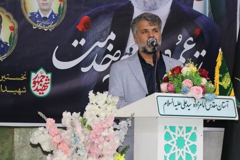 تصاویر / گرامیداشت شهدایِ خدمت در جوار آستان مقدس امامزاده سیدعلی عليه‌السلام