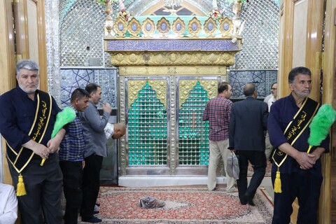 تصاویر / گرامیداشت شهدایِ خدمت در جوار آستان مقدس امامزاده سیدعلی عليه‌السلام